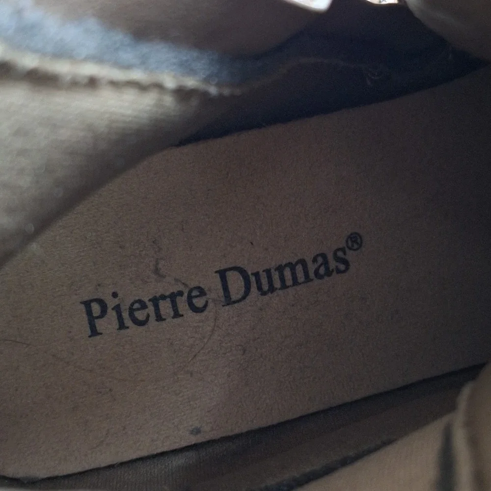 Women's US 10 Tan Heels Ankle boots Booties‎ Pierre Dumas Cammy Classic Chelsea